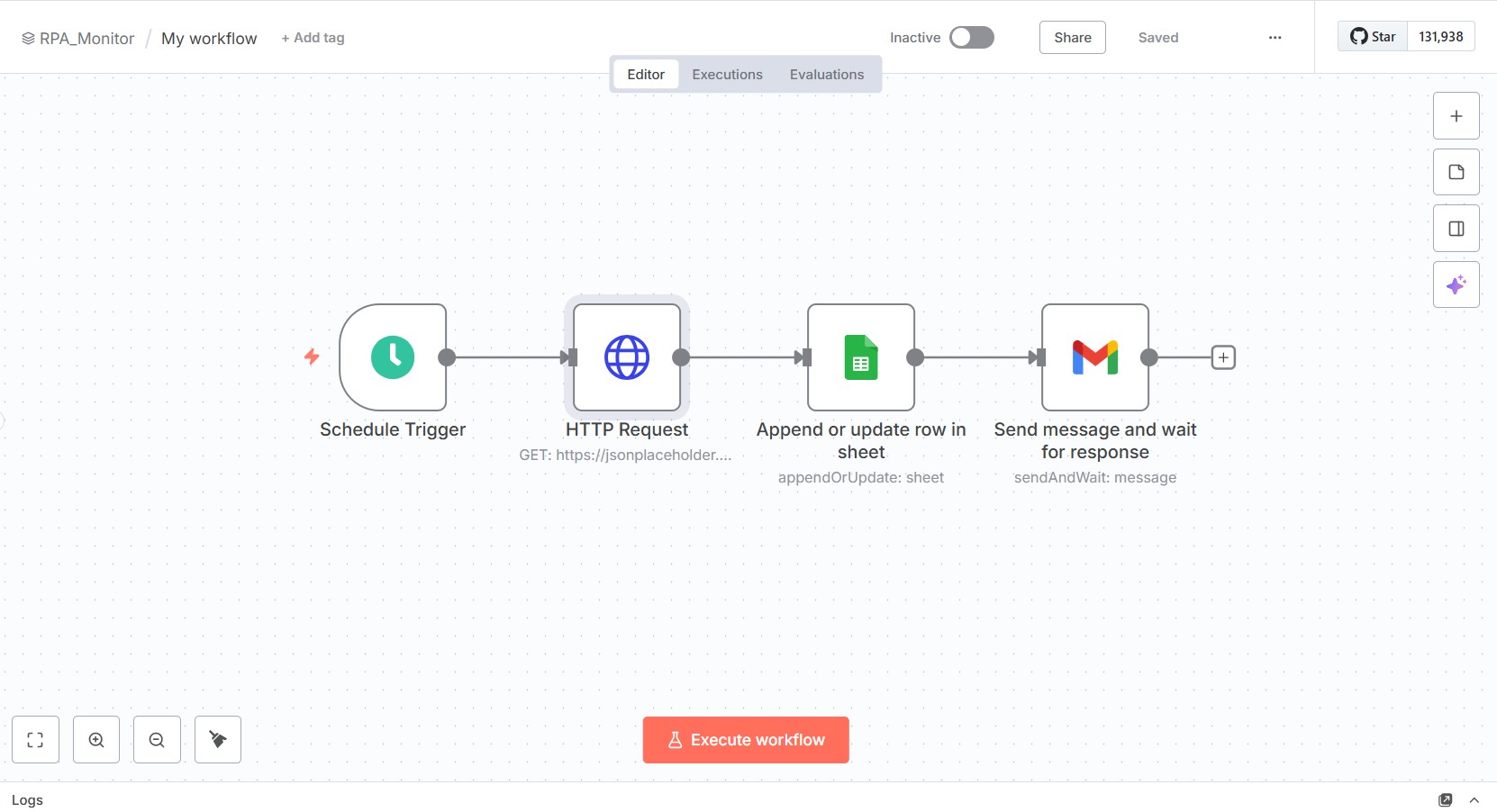 n8n Workflow Diagram